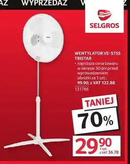 Selgros Wentylator stojący Tristar oferta