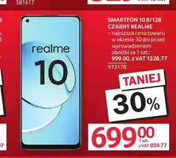 Selgros Smartfon Realme 10 8/128GB czarny oferta