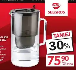 Selgros Zestaw dzbanek filtrujący Dafi Glass + 2 wkłady filtrujące oferta