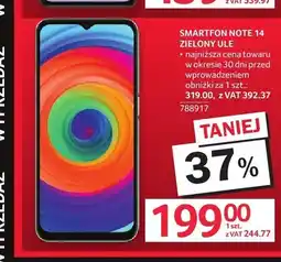 Selgros Smartfon Ulefone Note 14 zielony oferta