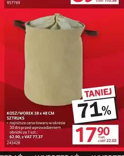 Selgros Kosz worek Sztruks 38x48 cm oferta