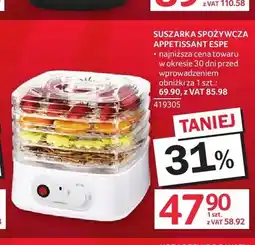 Selgros Suszarka spożywcza Espe Appetissant oferta