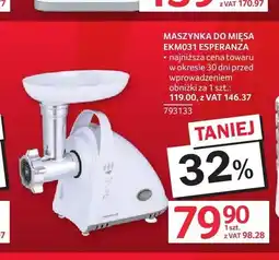Selgros Maszynka do mięsa Esperanza oferta