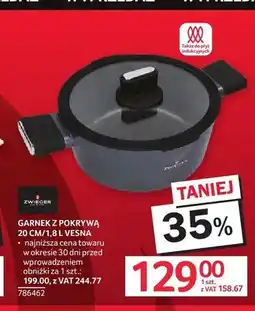 Selgros Garnek z pokrywą Zwieger Vesna 20 cm oferta