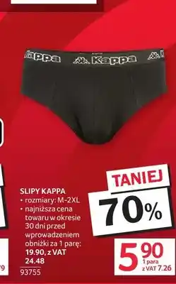 Selgros Slipy męskie Kappa oferta