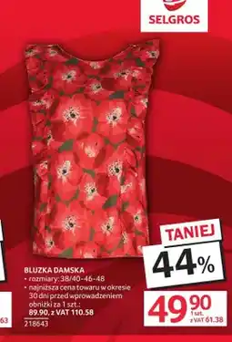 Selgros Bluzka damska oferta