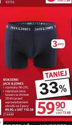 Selgros Bokserki męskie Jack & Jones 3-pak oferta