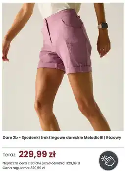 Regatta Spodenki trekkingowe damskie Dare 2b Melodic III Różowy oferta