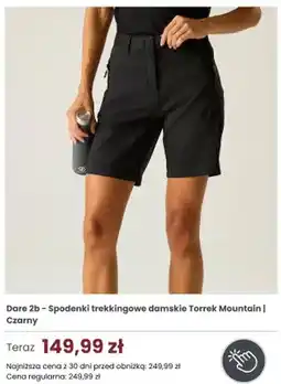 Regatta Spodenki trekkingowe damskie Dare 2b Torrek Mountain Czarny oferta