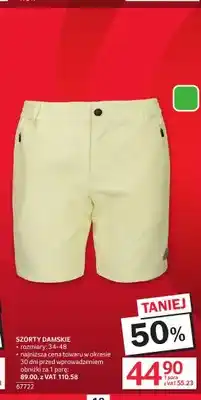 Selgros Szorty damskie oferta