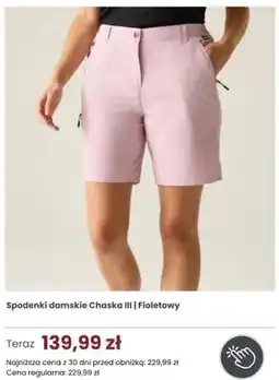 Regatta Spodenki damskie Regatta Chaska III fioletowe oferta
