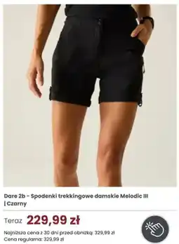 Regatta Spodenki trekkingowe damskie Dare 2b Melodic III Czarny oferta