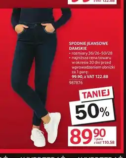 Selgros Spodnie jeansowe damskie oferta