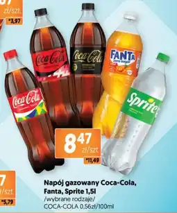 Jubilat Napój gazowany coca-cola, fanta, sprite coca-cola oferta