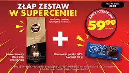 Biedronka Kawa ziarnista Cafe D'Or Crema 1kg + Czekolada gorzka 80% E.Wedel 80g oferta