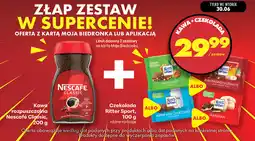 Biedronka Kawa rozpuszczalna Nescafe Classic 200g + Czekolada Ritter Sport 100g oferta