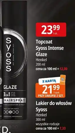 E.Leclerc Lakier do włosów Syoss oferta