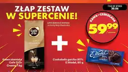 Biedronka Zestaw kawa ziarnista Cafe D'Or Crema + czekolada gorzka 80% E.Wedel oferta