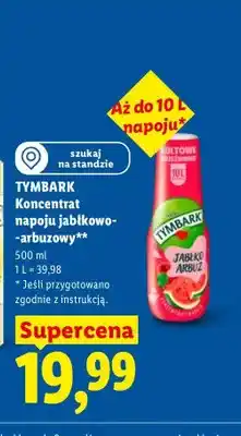 Lidl Koncentrat napoju Tymbark jabłkowo-arbuzowy oferta