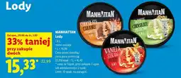 Lidl Lody Manhattan Vanilla Strawberry oferta