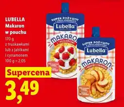 Lidl Makaron w pouchu Lubella z jabłkami i cynamonem oferta