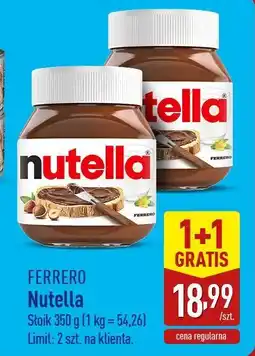 ALDI Ferrero Nutella oferta