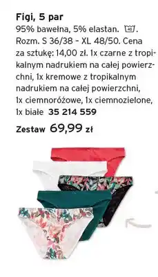 Tchibo Figi damskie Tchibo 5-pak oferta