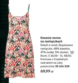 Tchibo Koszula nocna na ramiączkach oferta