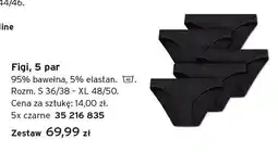 Tchibo Figi klasyczne czarne 5-pak oferta