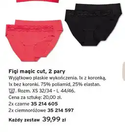 Tchibo Figi magic cut czarne 2-pak Tchibo oferta