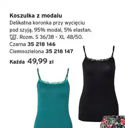 Tchibo Koszulka z modalu czarna oferta