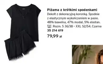 Tchibo Piżama damska z krótkimi spodenkami Tchibo oferta