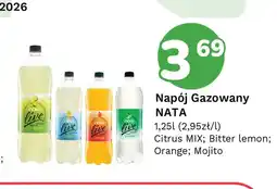 Limonka Napój gazowany Nata Live Citrus MIX oferta