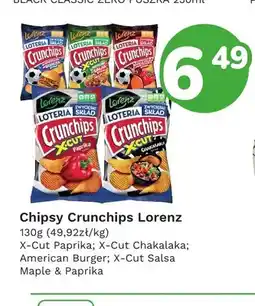 Limonka Chipsy Crunchips X-Cut Paprika Lorenz oferta