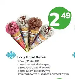Limonka Lody rożek czekoladowe Koral oferta