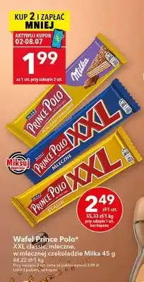 Lewiatan Wafel Prince Polo XXL Classic oferta
