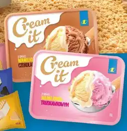 Lewiatan Lody familijne o smaku waniliowo-truskawkowym Cream it oferta
