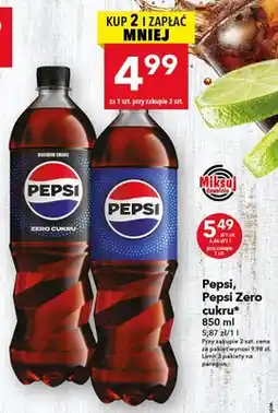 Lewiatan Napój gazowany Pepsi Zero Cukru oferta
