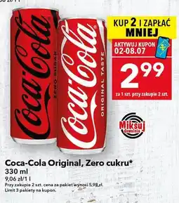 Lewiatan Napój gazowany Coca-Cola Original oferta