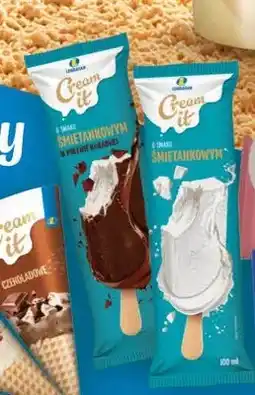 Lewiatan Lody na patyku o smaku śmietankowym Cream it oferta