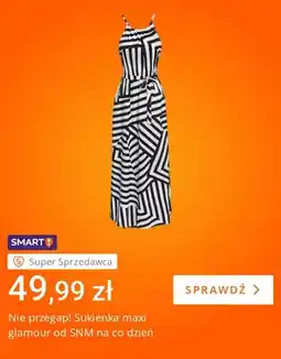 Allegro Sukienka damska maxi glamour SNM oferta