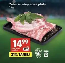 Delikatesy Centrum Žeberka wieprzowe platy oferta