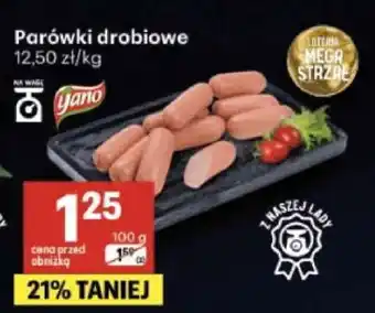 Delikatesy Centrum Parówki drobiowe oferta