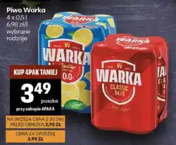 Delikatesy Centrum Piwo Warka oferta
