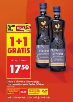 Biedronka Oliwa z oliwek z pierwszego tłoczenia Reserva Gallo 500 ml oferta