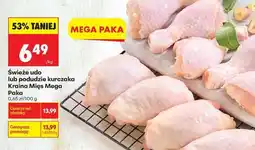 Biedronka świeże udo lub podudzie kurczaka Kraina Mięs Mega Paka oferta
