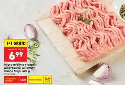 Biedronka Mięso mielone z łopatki wieprzowej i wołowiny Kraina Mięs 400 g oferta