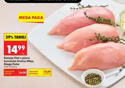 Biedronka Świeży filet z piersi kurczaka Kraina Mięs, Mega Paka oferta