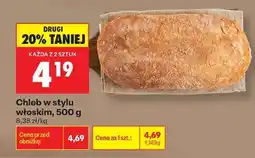 Biedronka Chleb w stylu włoskim, 500 g oferta