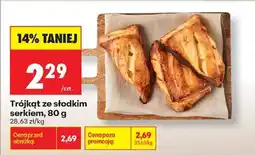 Biedronka Trójkąt ze słodkim serkiem, 80 g oferta